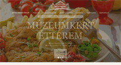 Desktop Screenshot of muzeumkert.hu